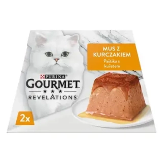 GOURMET™ Revelations pro kočky  s kuřetem a omáčkou - 2*57 g