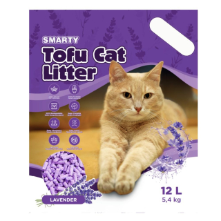 Smarty Tofu Cat Litter Lavender podestýlka 12 l - 5,4 kg