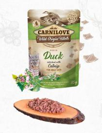  Carnilove Cat kapsička pro dospělé kočky s kachnou a šantou 85 g