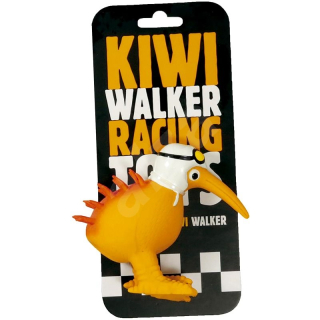 Kiwi Walker Latexová hračka pískací Racer Bílá helma 10,5 cm