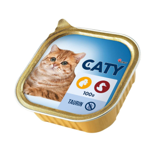 Akinu Caty paštika pro kočky s kuřetem a kachnou 100 g