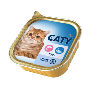 Akinu Caty paštika pro kočky s lososem a pstruhem 100 g