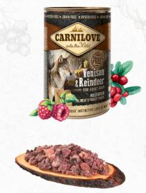 Carnilove Wild Meat konzerva pro psy zvěřina, sob 400 g