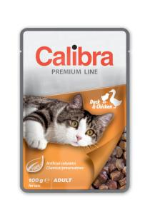 Calibra Cat kapsička pro dospělé kočky s kachnou a kuřetem 100 g