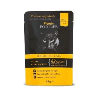 Fitmin For Life kapsička pro kočky s kuřetem 85 g