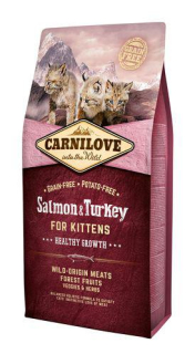 Carnilove Cat Kitten losos a krůta granule pro koťata 2 kg