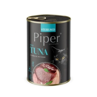 Piper konzerva pro kočky s tuňákem 400 g