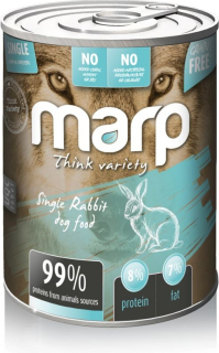 Marp Variety Single konzerva pro psy králík 400 g