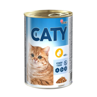 Akinu Caty konzerva pro dospělé kočky s drůbeží 415 g