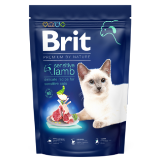 Brit Premium by Nature Cat Sensitive jehně granule pro kočky 1,5 kg