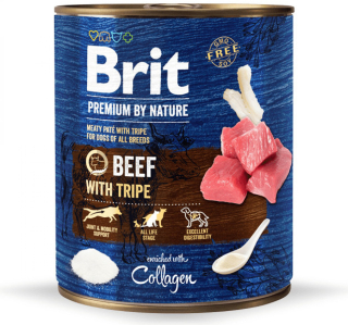 Brit Premium by Nature konzerva pro psy hovězí, dršťky 800 g