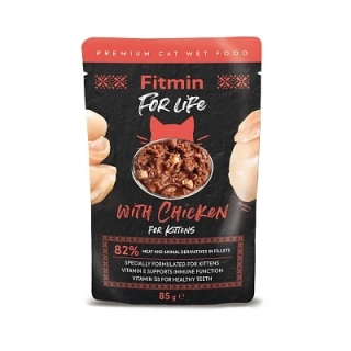 Fitmin For Life kapsička pro koťata s kuřetem 85 g