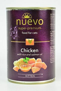 Nuevo Cat konzerva pro koťata s kuřetem 400 g